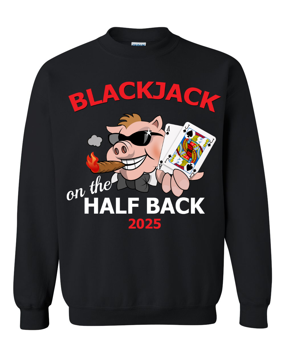 Half Back 2025 Crew Neck- Front Design Only