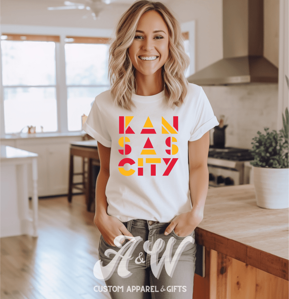 Kansas City Football Custom Graphic Tee