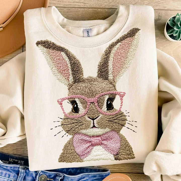 One Smart Bunny Graphic Tee and Sweatshirt