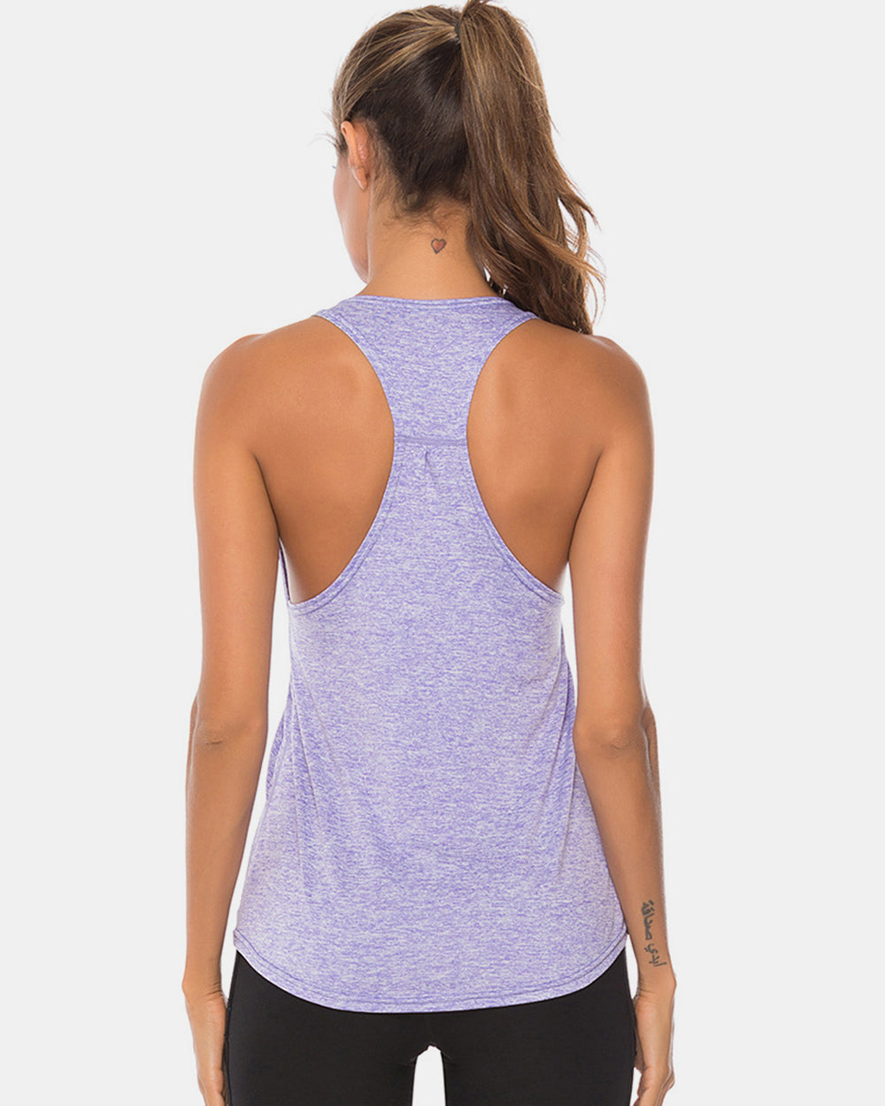 Scoop Neck Wide Strap Active Tank