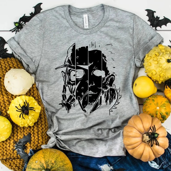 Halloween Faces - Black Ink