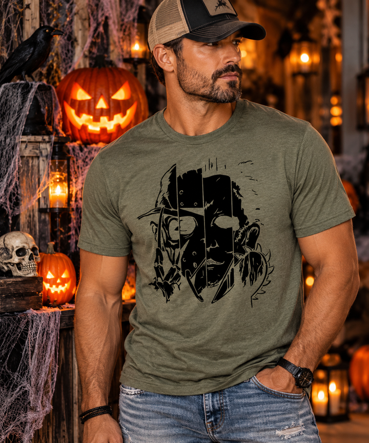 Halloween Faces - Black Ink