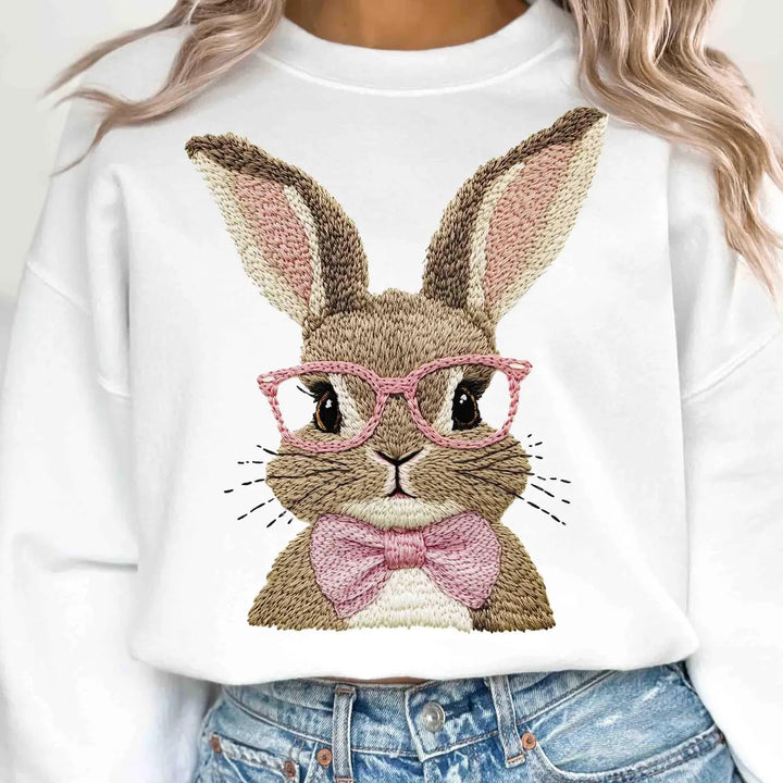 One Smart Bunny Graphic Tee and Sweatshirt