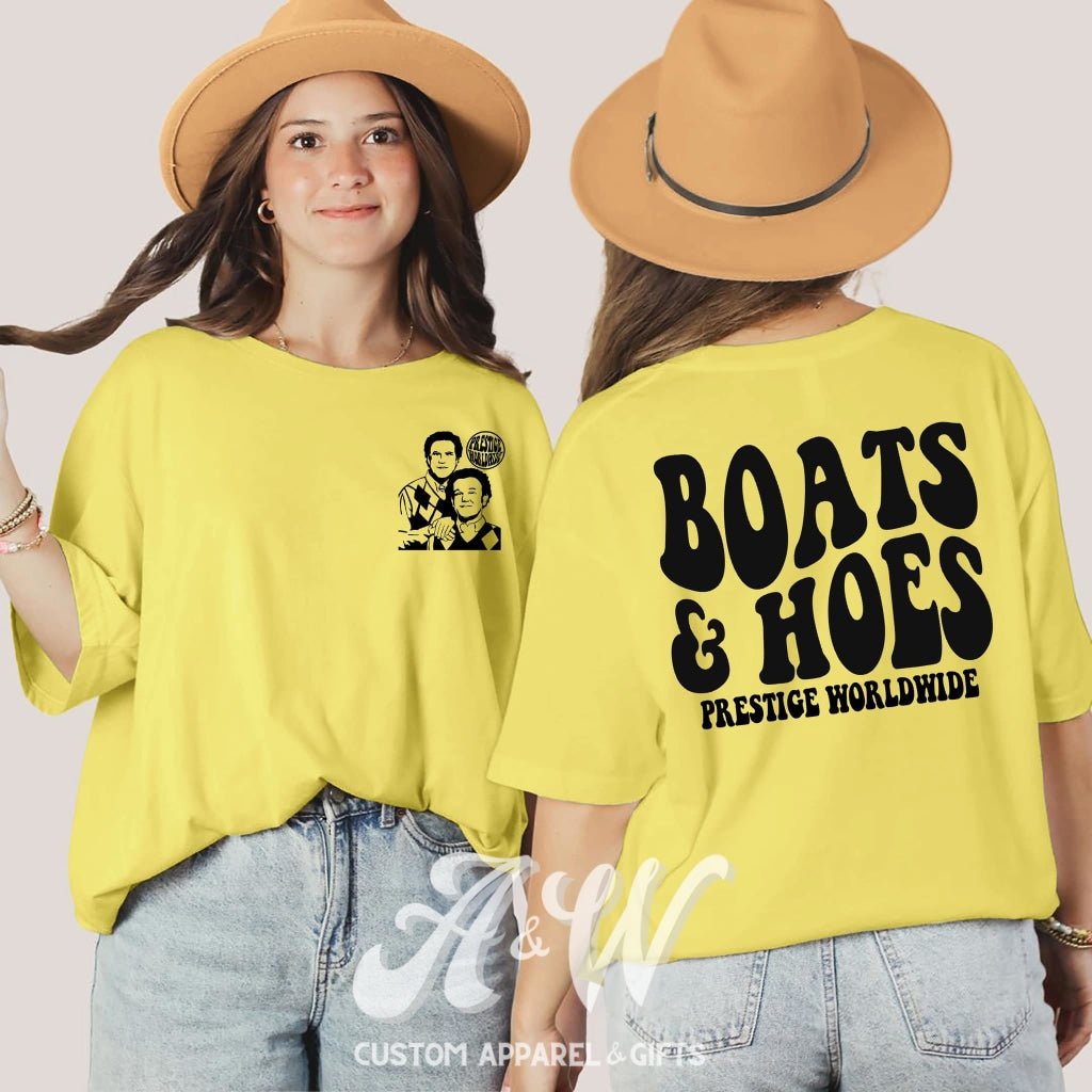 Boats & Hoes Custom Graphic Tee