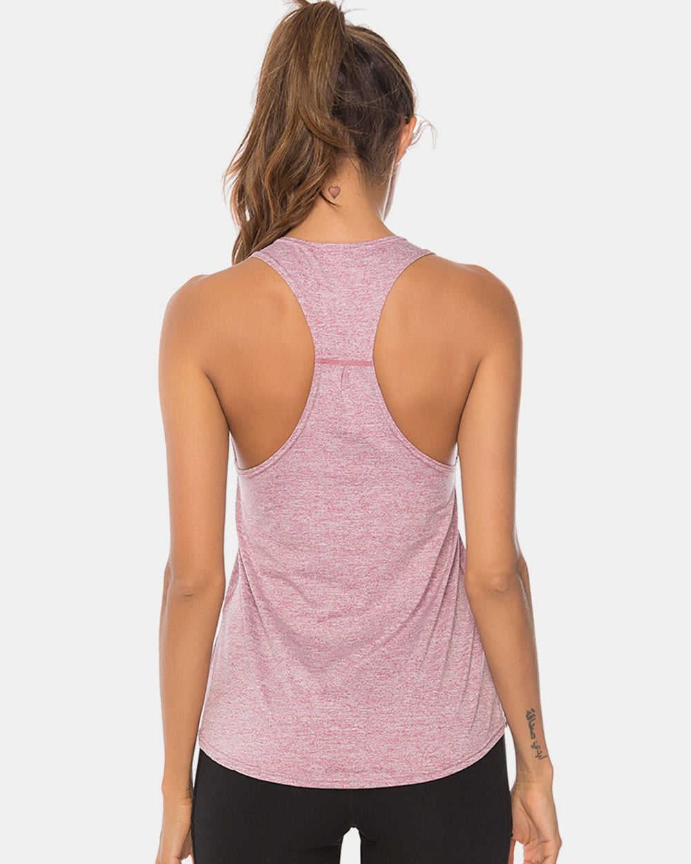 Scoop Neck Wide Strap Active Tank