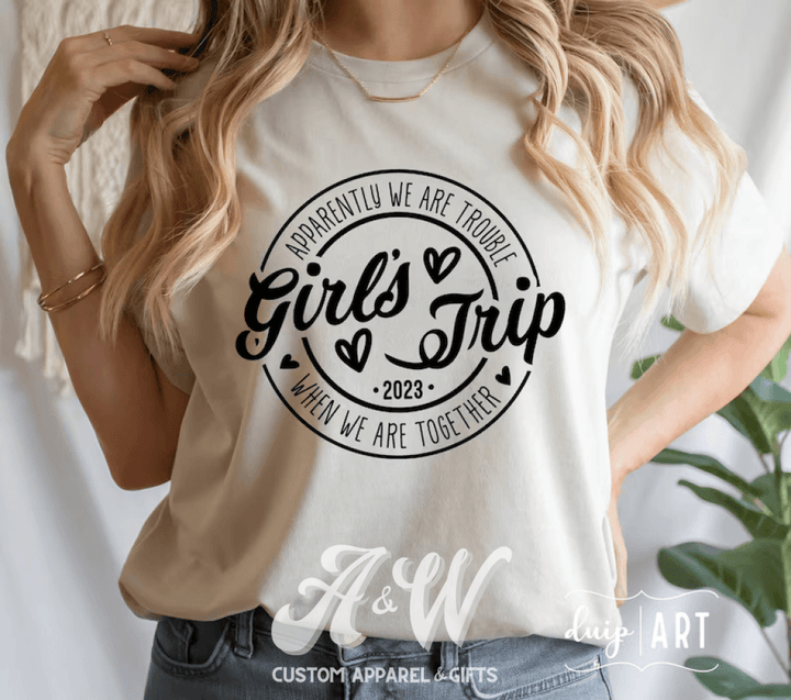 Girls Trip 2023 Custom Graphic Tee