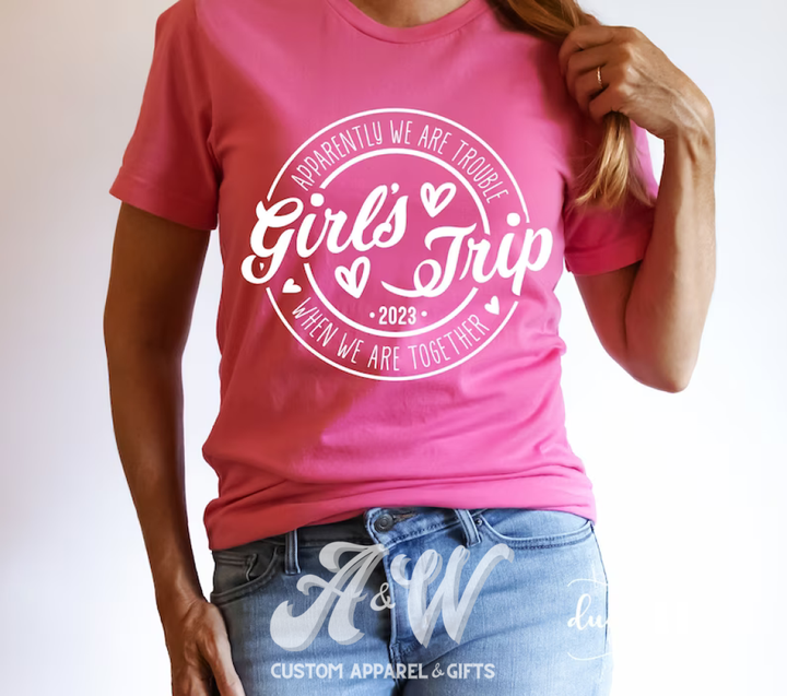 Girls Trip 2023 Custom Graphic Tee