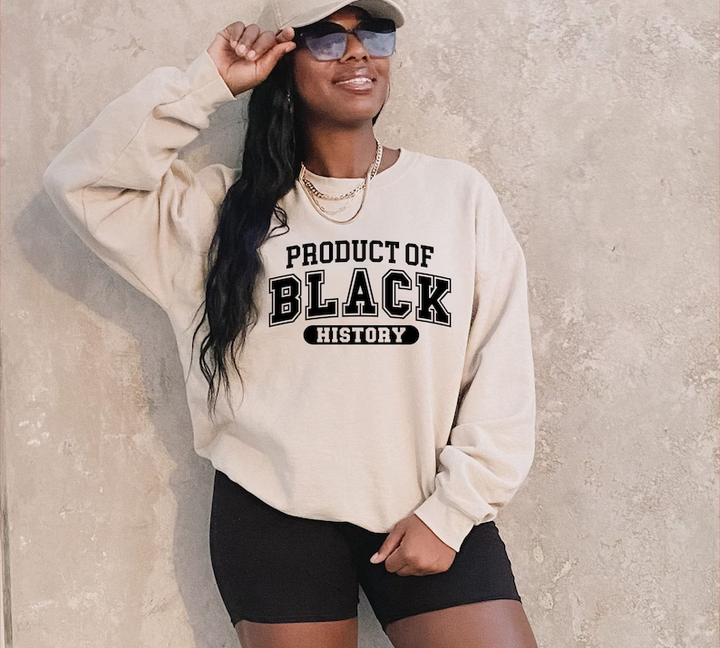 Product of Black History - Black Font