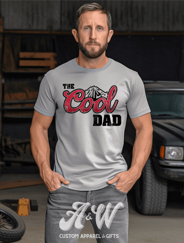 The Cool Dad Custom Graphic Tee