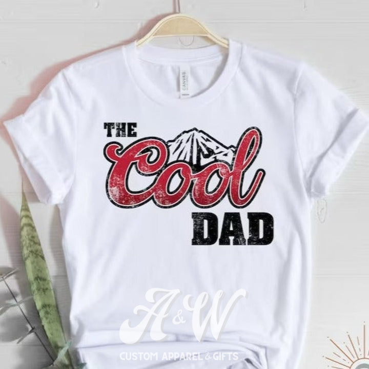 The Cool Dad Custom Graphic Tee