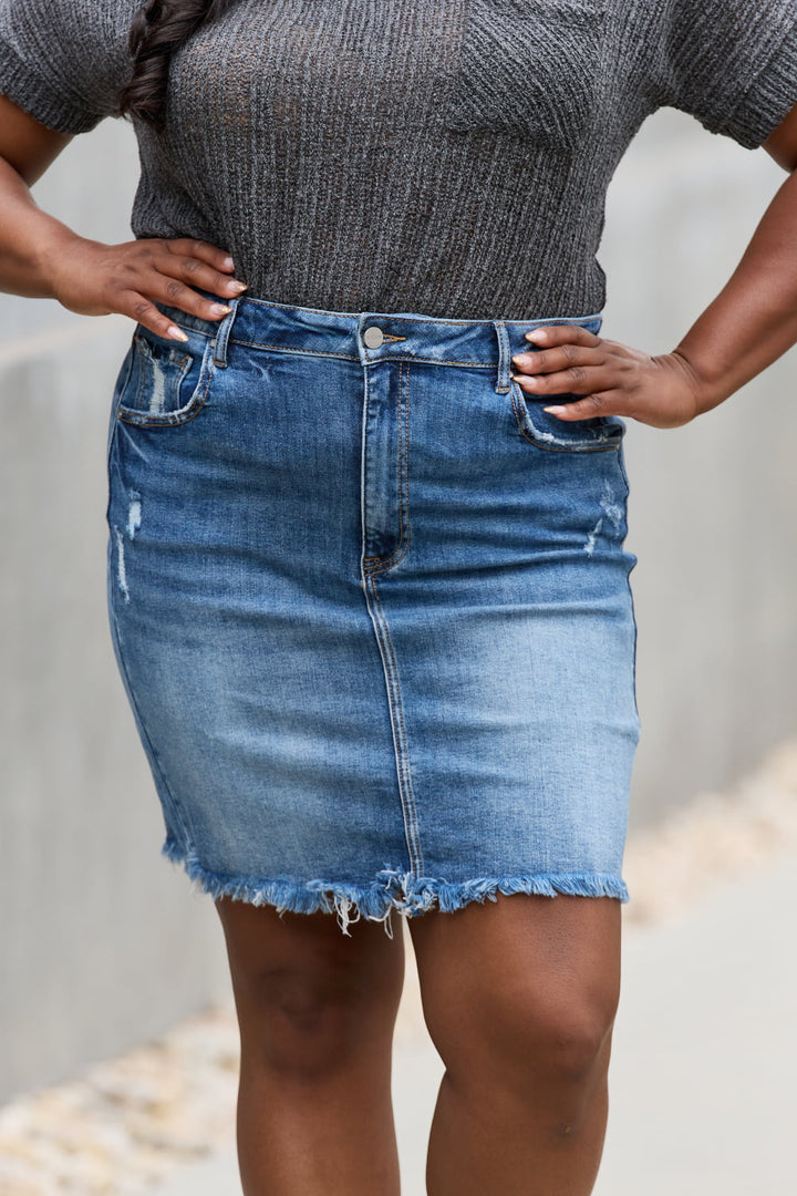 Amelia Denim Mini Skirt