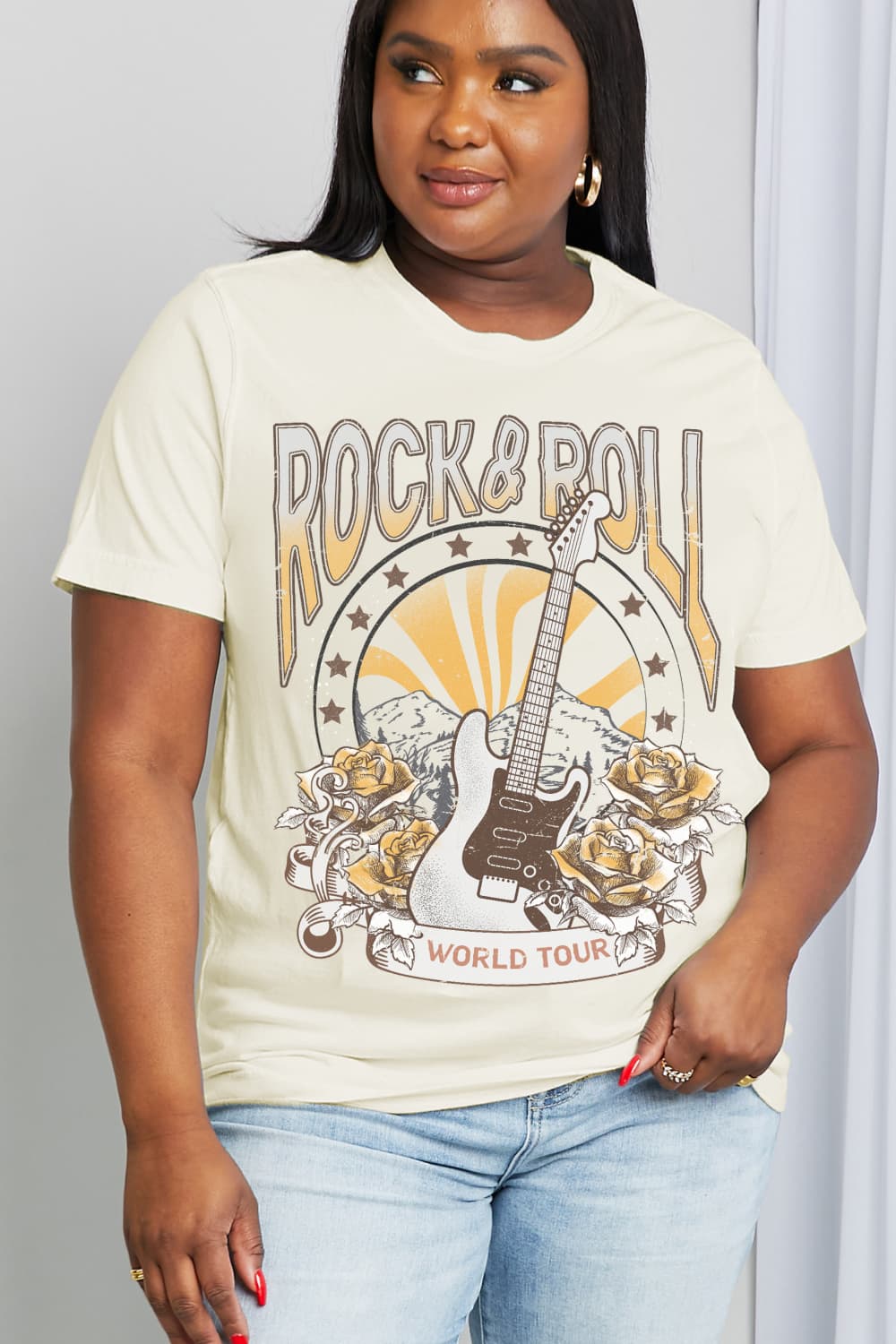 ROCK & ROLL WORLD TOUR Graphic Cotton Tee