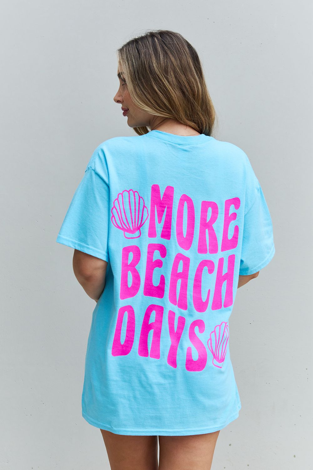 "More Beach Days" Oversized Graphic T-Shirt