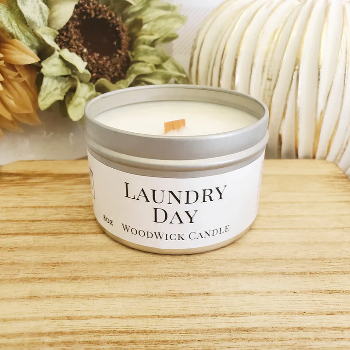 LAUNDRY DAY WOOD WICK CANDLE