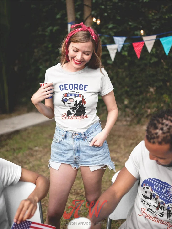 George Sloshington Custom Graphic Tee